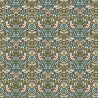 William Morris Strawberry Thief Tablecloth , Floral Birds Tablecloth , Round Tablecloth , Square Tablecloth , Tablecloth UK