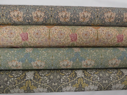 William Morris Honeysuckle Tablecloth , Floral Table cloth , Round Oval Square Rectangle , Napkins , Handmade UK