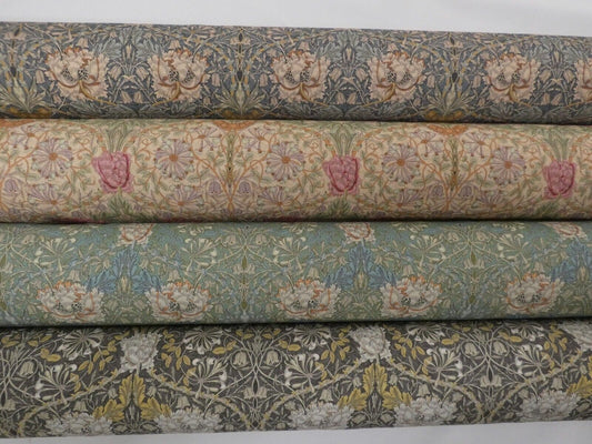 William Morris Honeysuckle Tablecloth , Floral Table cloth , Round Oval Square Rectangle , Napkins , Handmade UK