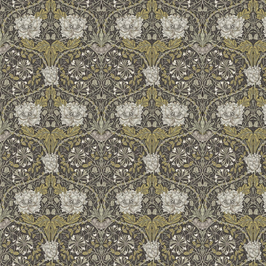 William Morris Honeysuckle Mocha Tablecloth , Floral Tablecloth , Round Tablecloth , Square Tablecloth , Tablecloth UK