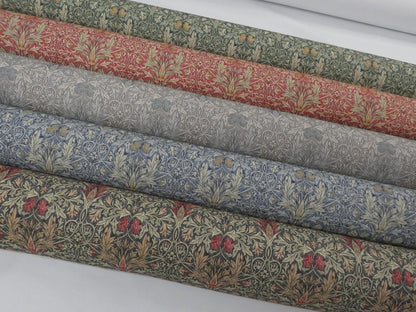 William Morris Snakeshead Tablecloth: Floral Print, Handmade Cotton