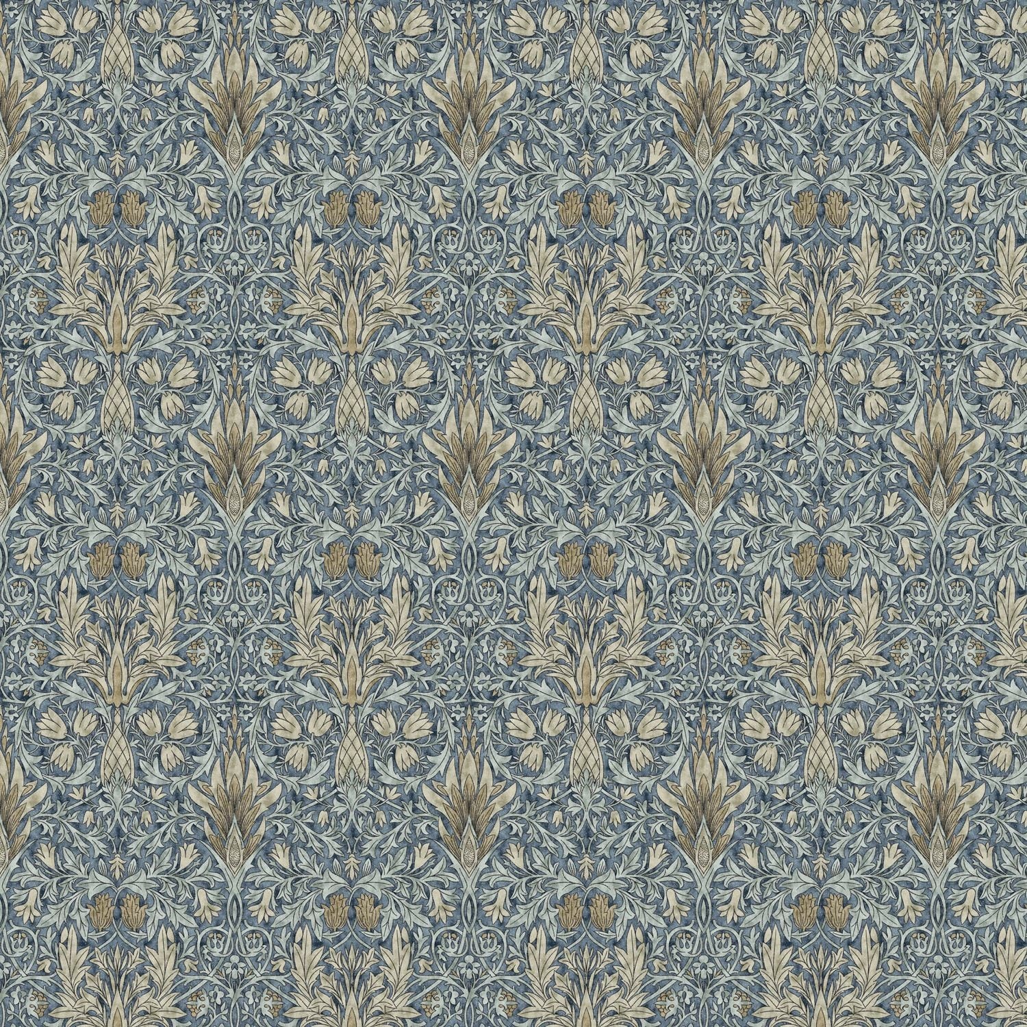 William Morris Tablecloth Snakeshead Denim Blue , Floral Tablecloth , Round Tablecloth , Square Tablecloth , Tablecloth UK