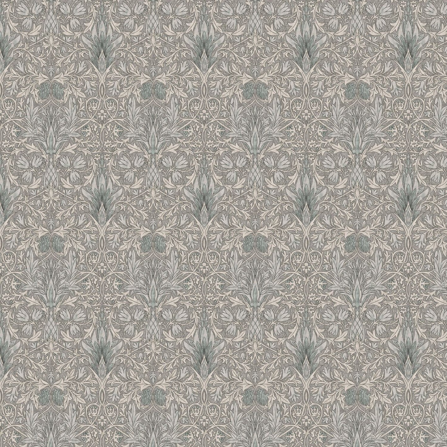William Morris Snakeshead Tablecloth: Floral Print, Handmade Cotton