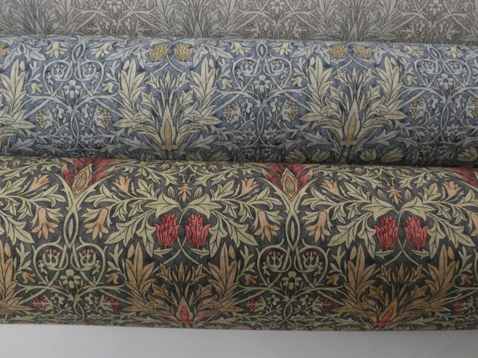 William Morris Snakeshead Tablecloth: Floral Print, Handmade Cotton