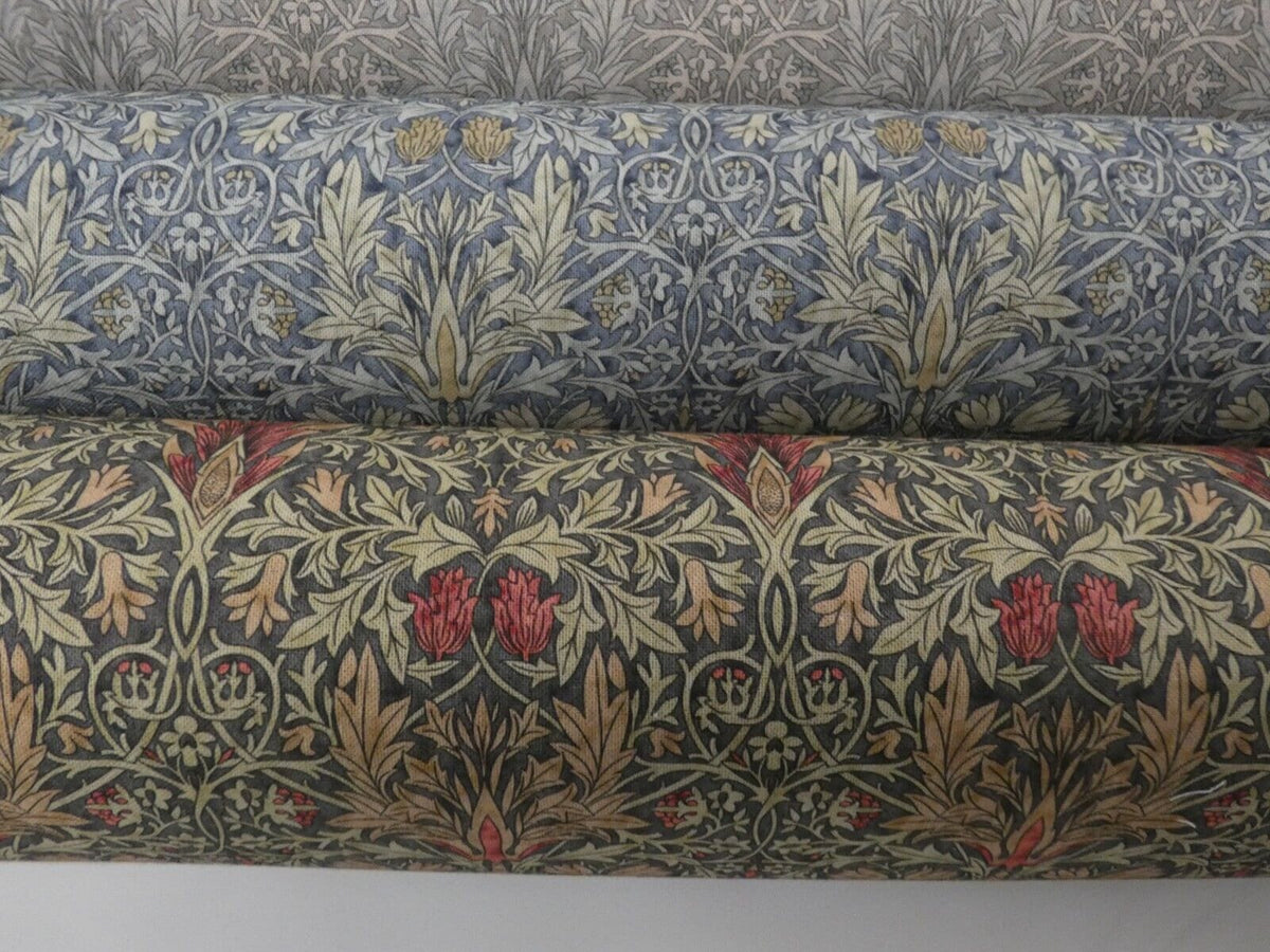 William Morris Snakeshead Tablecloth: Floral Print, Handmade Cotton