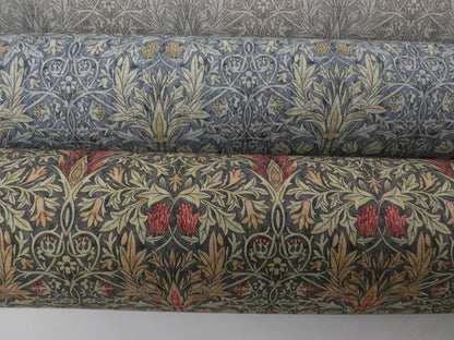 William Morris Snakeshead Tablecloth: Floral Print, Handmade Cotton