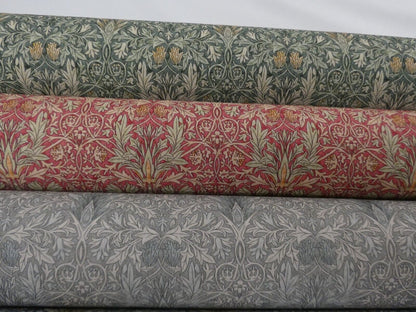 William Morris Snakeshead Tablecloth: Floral Print, Handmade Cotton