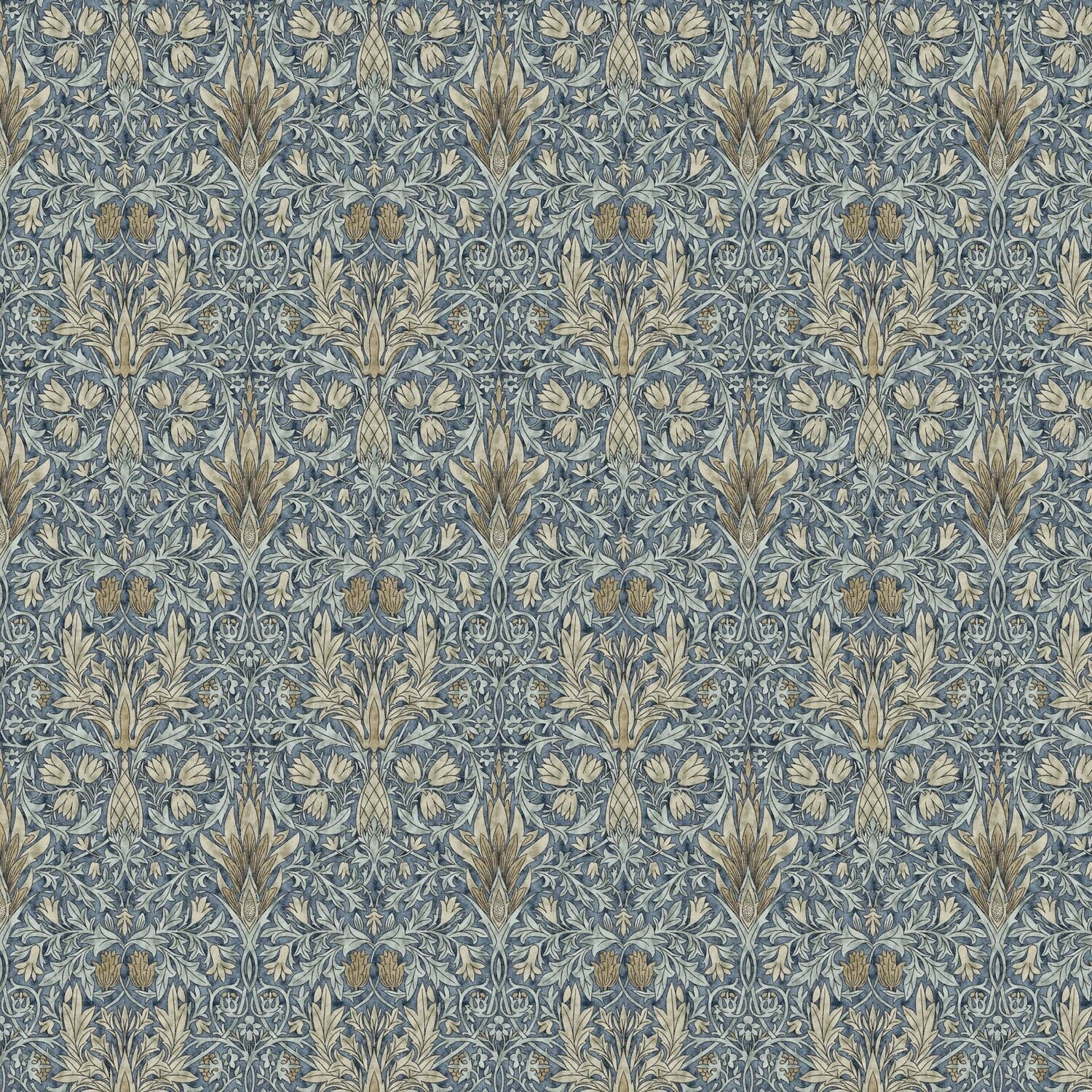 William Morris Tablecloth Snakeshead Denim Blue , Floral Tablecloth , Round Tablecloth , Square Tablecloth , Tablecloth UK