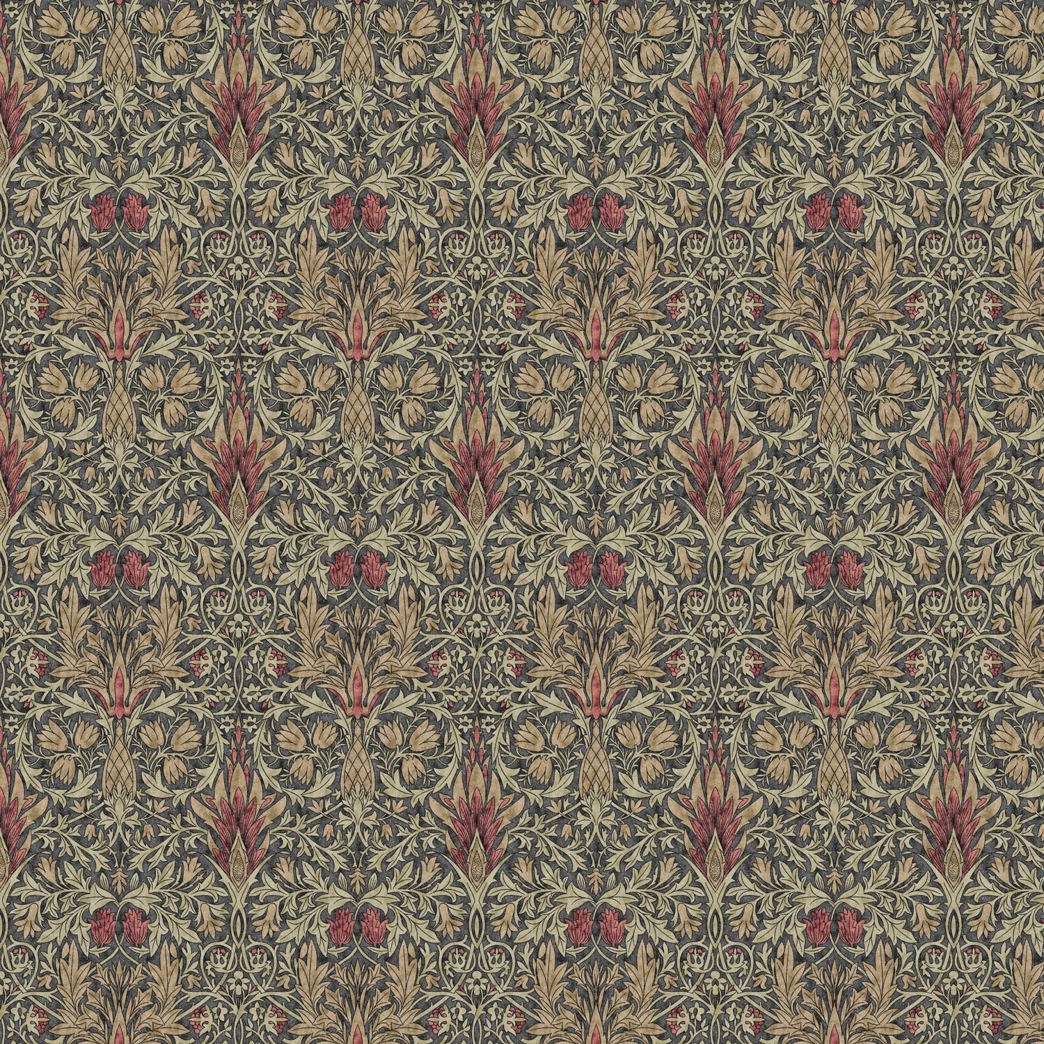 William Morris Tablecloth Snakeshead Mocha , Floral Tablecloth , Round Tablecloth , Square Tablecloth , Tablecloth UK