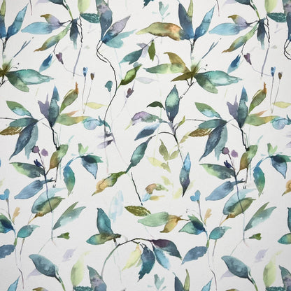 Lago Peacock Leaves Tablecloth: Water Resistant Outdoor Fabric