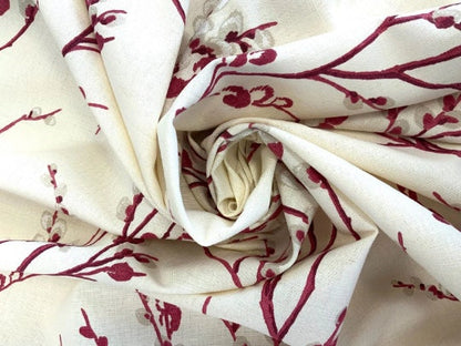 Laura Ashley Pussy Willow Cranberry Red Tablecloth, Round Tablecloth , Square Tablecloth , Rectangle Square Tablecloth UK