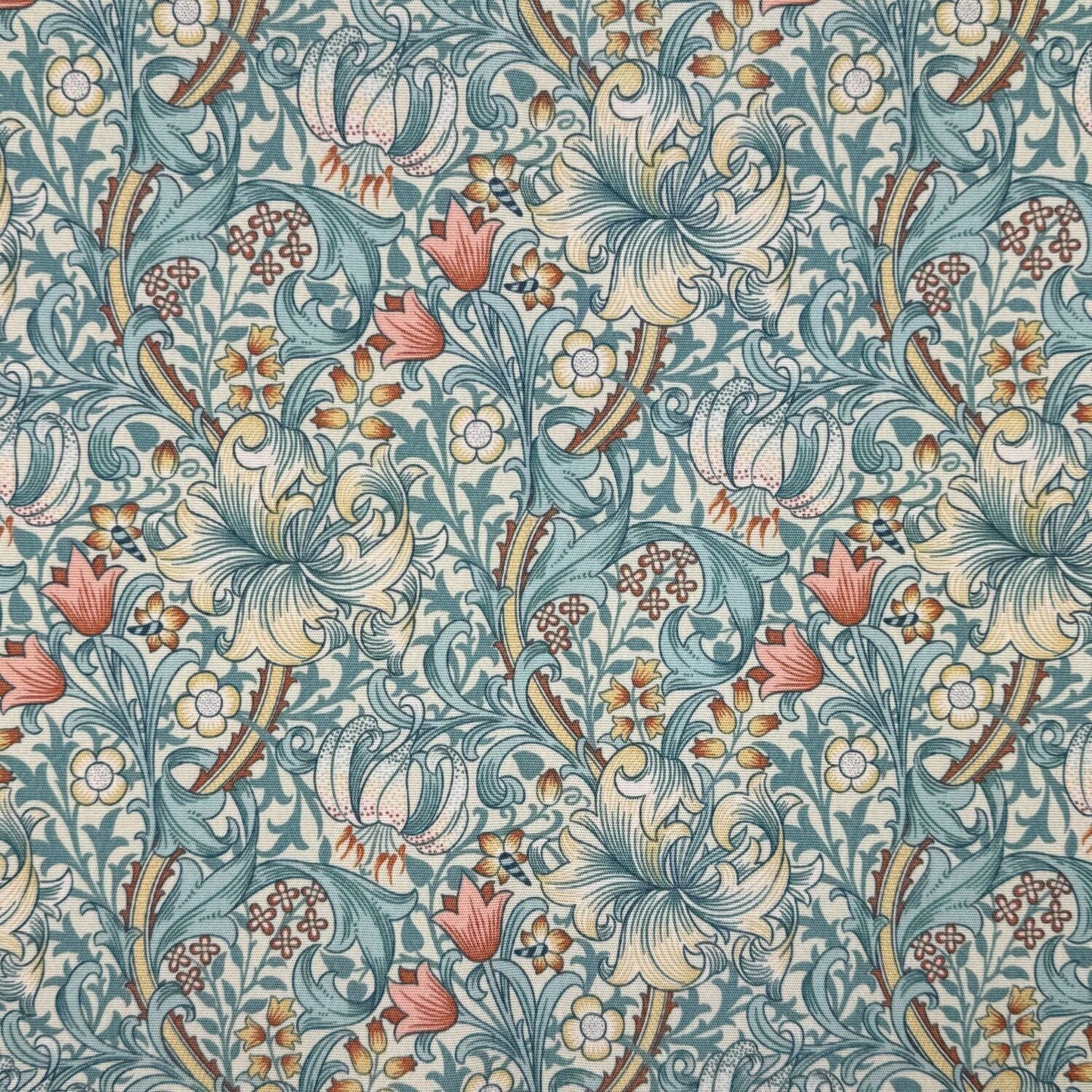 William Morris Coated Tablecloth Golden Lily , Water Resistant Tablecloths , Outdoor Tablecloth , Round Oval Rectangle Tablecloth