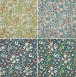 William Morris Coated Tablecloth Golden Lily , Water Resistant Tablecloths , Outdoor Tablecloth , Round Oval Rectangle Tablecloth