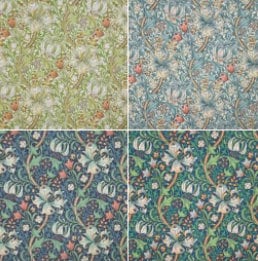 William Morris Coated Tablecloth Golden Lily , Water Resistant Tablecloths , Outdoor Tablecloth , Round Oval Rectangle Tablecloth