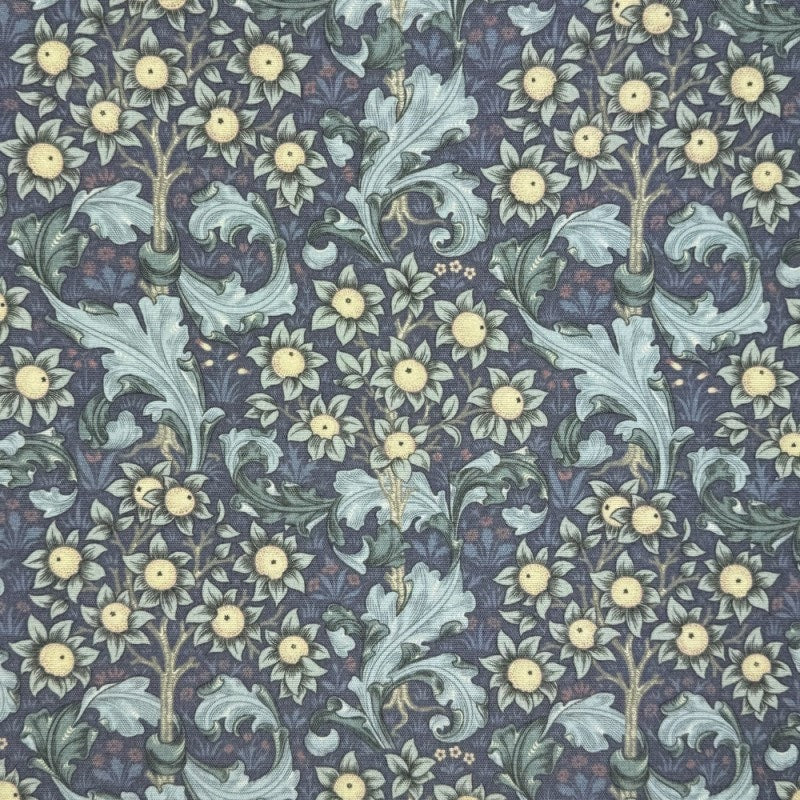 William Morris Azure Coated Tablecloth Orchid , Water Resistant Tablecloths , Outdoor Tablecloth , Round Oval Rectangle Tablecloth