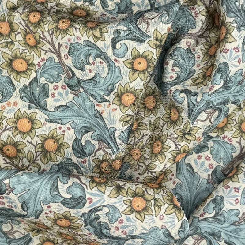 Oval William Morris Coated Tablecloth Orchid , Water Resistant Tablecloths , Outdoor Tablecloth , Round Oval Rectangle Tablecloth