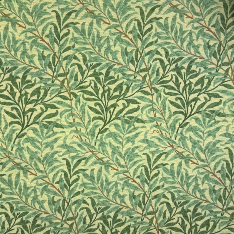 William Morris Willow Bough Natural Coated Tablecloth , Water Resistant Tablecloths , Outdoor Tablecloth , Round Oval Rectangle Tablecloth