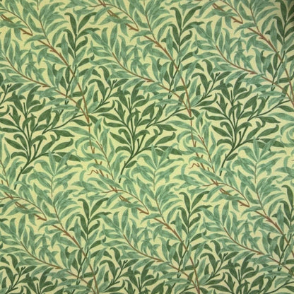 William Morris Willow Bough Natural Coated Tablecloth , Water Resistant Tablecloths , Outdoor Tablecloth , Round Oval Rectangle Tablecloth