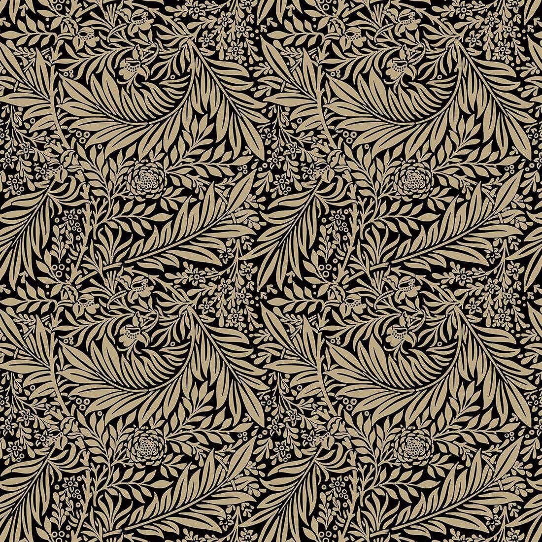 William Morris Larkspur Ebony Black Tablecloth , Rectangle Tablecloth , William Morris Tablecloth , Round Tablecloth , Oval Tablecloth