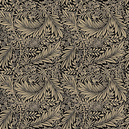 William Morris Larkspur Ebony Black Tablecloth , Rectangle Tablecloth , William Morris Tablecloth , Round Tablecloth , Oval Tablecloth