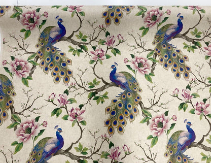 Peacock Floral Tablecloth , Peacock Tablecloth , Round Tablecloth , Square Tablecloth , Tablecloth UK