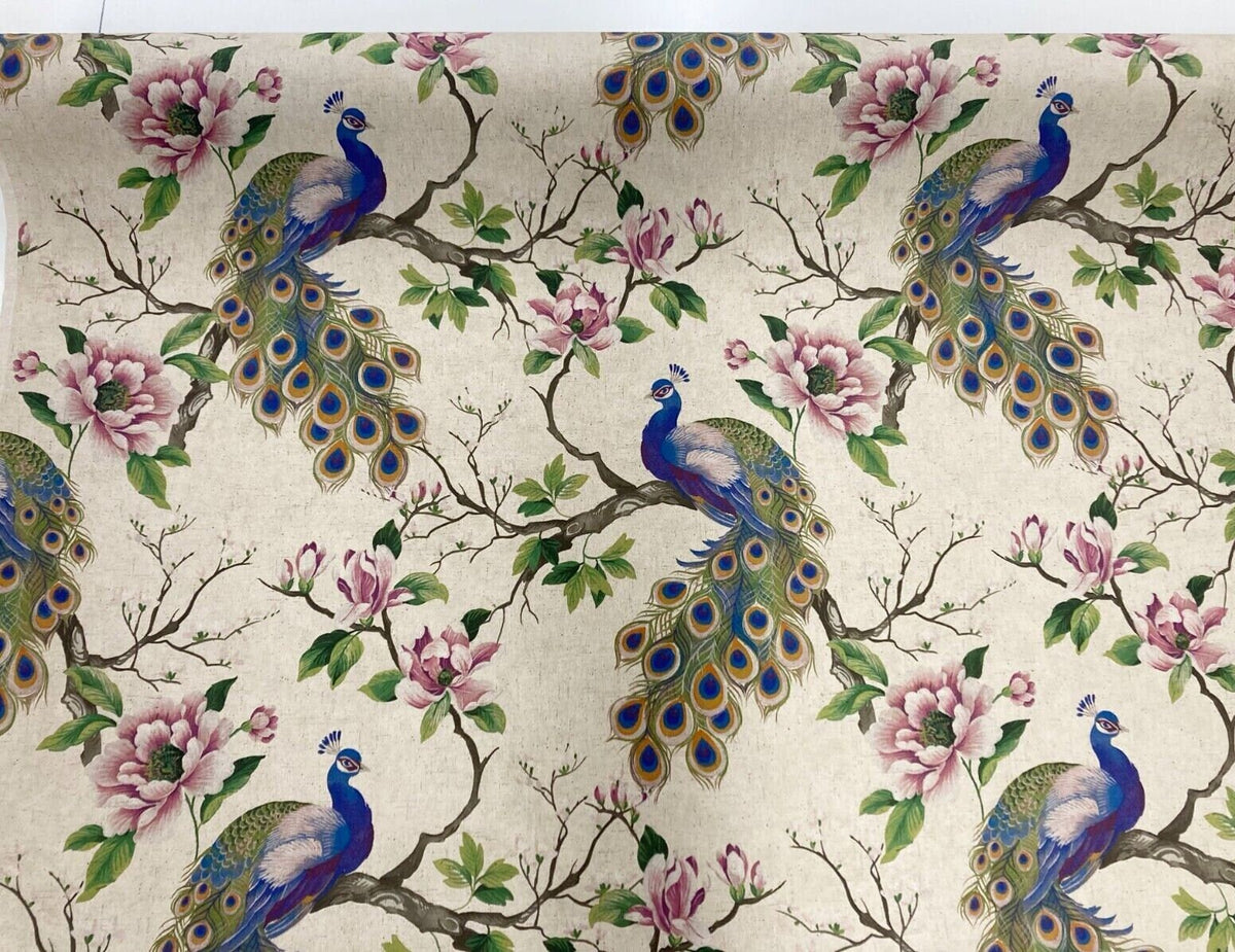 Peacock Floral Tablecloth , Peacock Tablecloth , Round Tablecloth , Square Tablecloth , Tablecloth UK