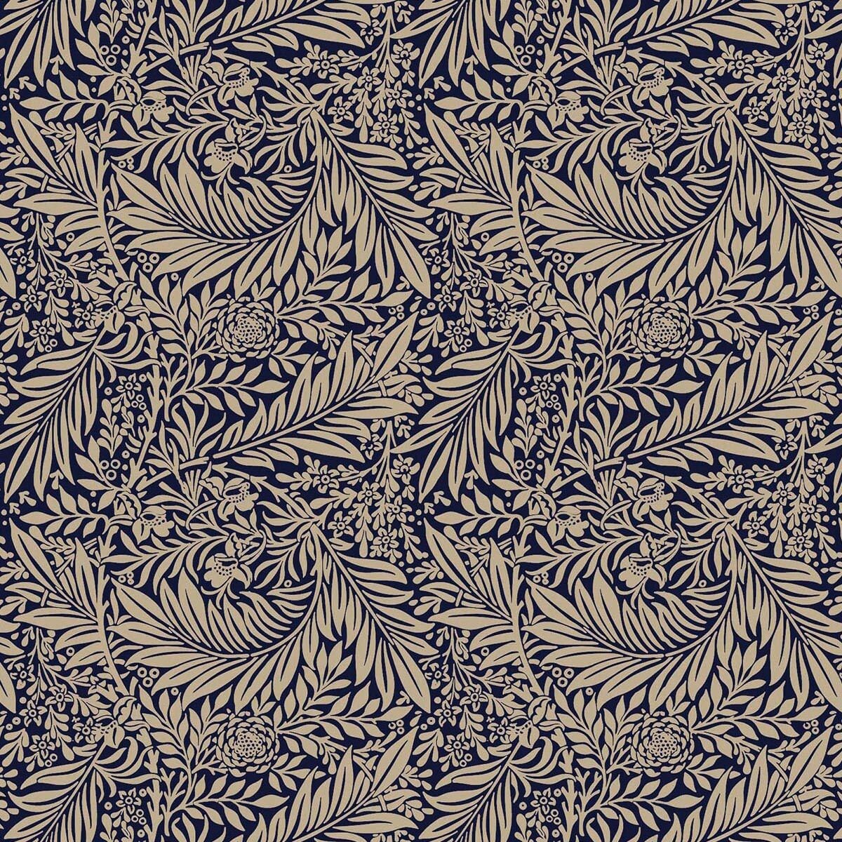 William Morris Larkspur Navy Blue Tablecloth , Rectangle Tablecloth , William Morris Tablecloth , Round Tablecloth , Oval Tablecloth