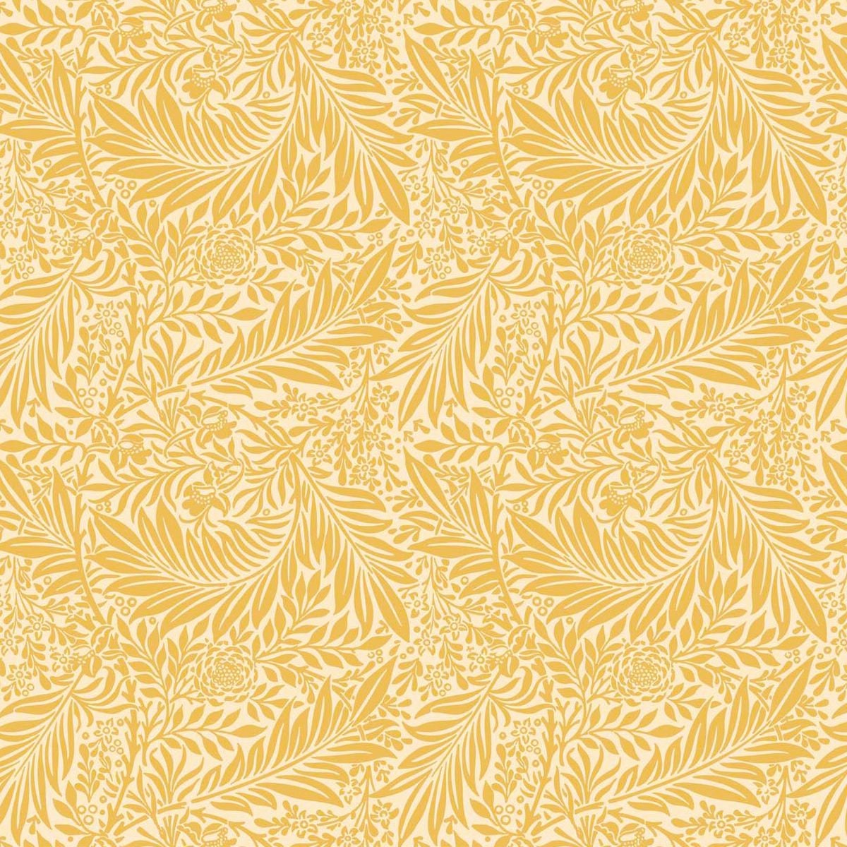 William Morris Larkspur Ochre Yellow Tablecloth , Rectangle Tablecloth , William Morris Tablecloth , Round Tablecloth , Oval Tablecloth