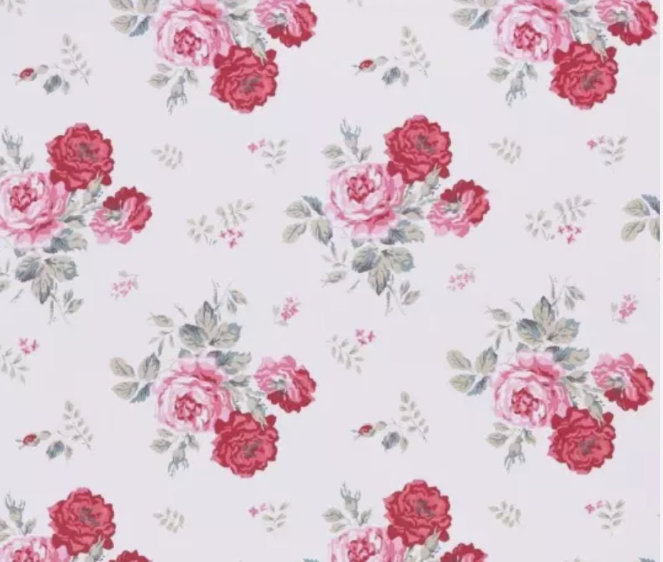 Cath Kidston Antique Rose Pink Cushion Cover , Vintage Rose Pillow cover , Throw Pillow , Scatter Cushions , Cushion Cover UK