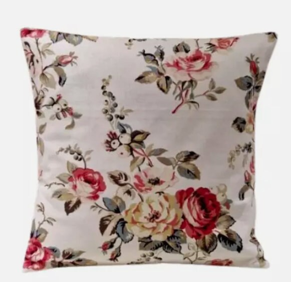 Cath Kidston Garden Rose Multi Red Cushion Cover
