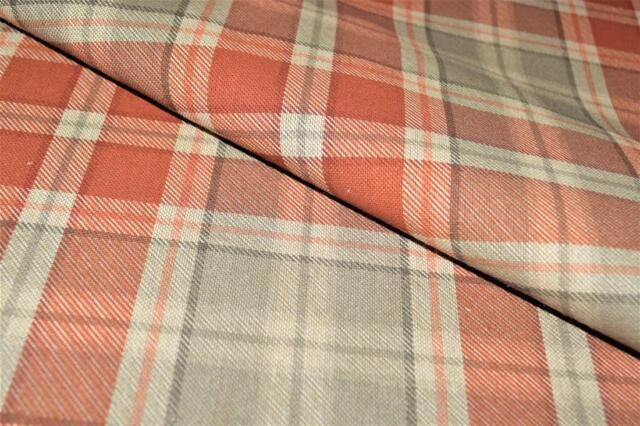 Highland Tartan Check Gingham Autumn Orange Tablecloth, Round Tablecloth , Square Tablecloth , Rectangle Square Tablecloth UK