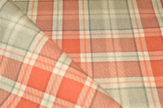 Highland Tartan Check Gingham Autumn Orange Tablecloth, Round Tablecloth , Square Tablecloth , Rectangle Square Tablecloth UK