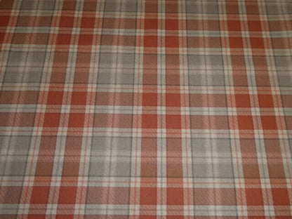 Highland Tartan Check Gingham Autumn Orange Tablecloth, Round Tablecloth , Square Tablecloth , Rectangle Square Tablecloth UK