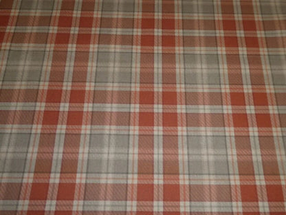 Highland Tartan Check Gingham Autumn Orange Tablecloth, Round Tablecloth , Square Tablecloth , Rectangle Square Tablecloth UK