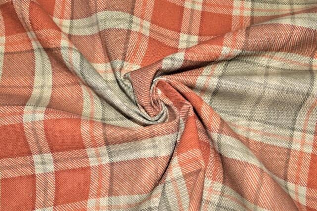 Highland Tartan Check Gingham Autumn Orange Tablecloth, Round Tablecloth , Square Tablecloth , Rectangle Square Tablecloth UK
