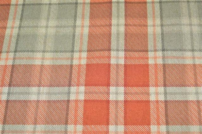 Highland Tartan Check Gingham Autumn Orange Tablecloth, Round Tablecloth , Square Tablecloth , Rectangle Square Tablecloth UK
