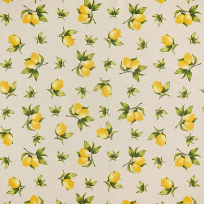 Round Lemons Tablecloth , Fruits Tablecloth , Mother's Day Gift , Round Tablecloth , Oval Tablecloth , Rectangle Square Tablecloth UK