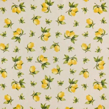 Round Lemons Tablecloth , Fruits Tablecloth , Mother's Day Gift , Round Tablecloth , Oval Tablecloth , Rectangle Square Tablecloth UK