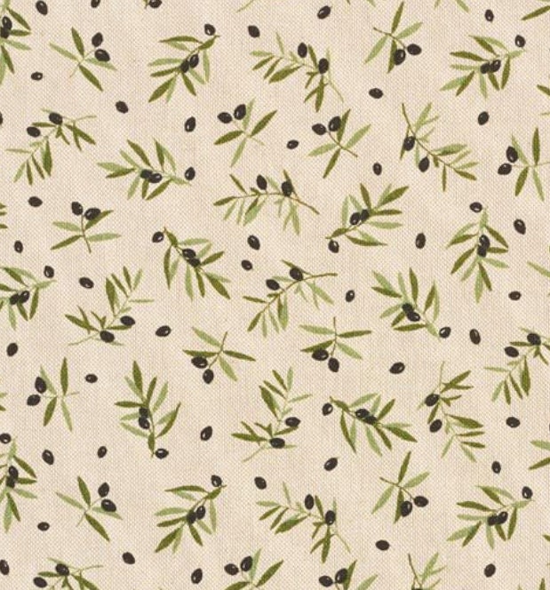 Olives Natural Tablecloth , Tablecloth UK