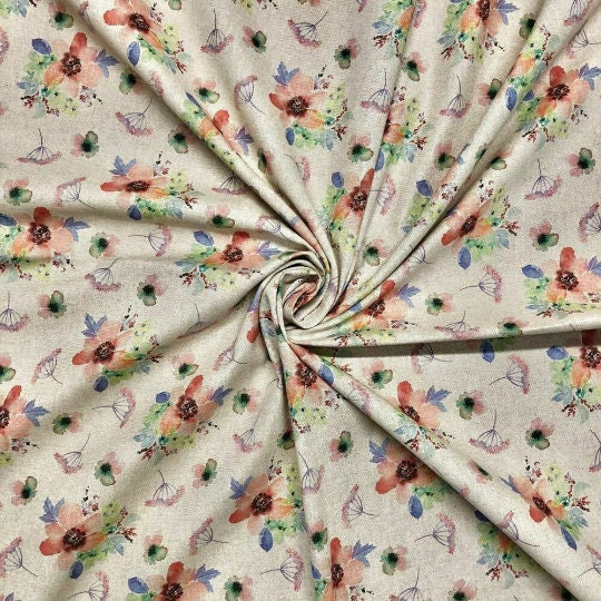 Botanical Flowers Spring Tablecloth , Mother's Day Gift , Round Tablecloth , Oval Tablecloth , Rectangle Square Tablecloth UK
