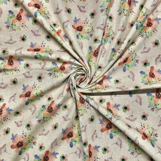 Botanical Flowers Spring Tablecloth , Mother's Day Gift , Round Tablecloth , Oval Tablecloth , Rectangle Square Tablecloth UK