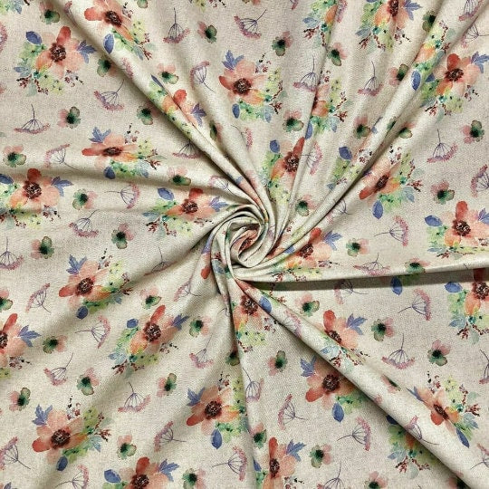 Botanical Flowers Spring Tablecloth , Mother's Day Gift , Round Tablecloth , Oval Tablecloth , Rectangle Square Tablecloth UK