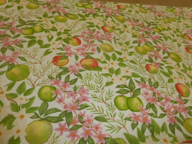 Apples Fruit Tablecloth , Blossom Floral Flowers Tablecloth , Round Tablecloth , Square Tablecloth , Rectangle Square Tablecloth UK