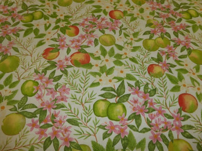 Apples Fruit Tablecloth , Blossom Floral Flowers Tablecloth , Round Tablecloth , Square Tablecloth , Rectangle Square Tablecloth UK