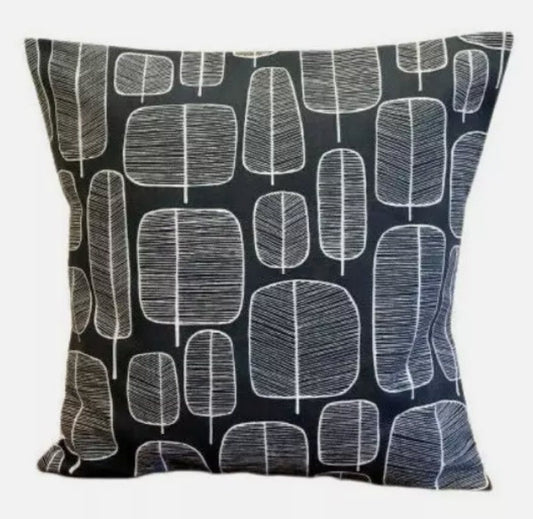 MissPrint Little Trees Charcoal Black White Cushion Cover , Trees Pillow cover , Throw Pillow , Scatter Cushions , Cushion Cover UK