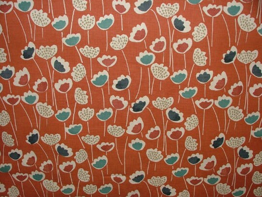 Scandi Floral Tablecloth , Flowers Tulip Table cloth