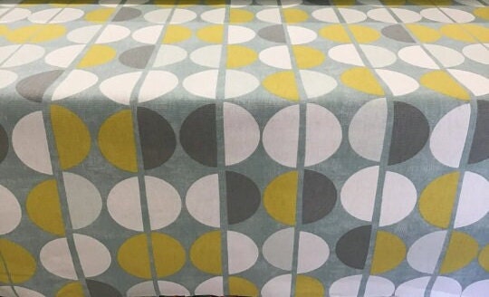 Shoreditch Circle Geometric Blue Duck-Egg Tablecloth , Round Tablecloth , Square Tablecloth , Rectangle Square Tablecloth UK