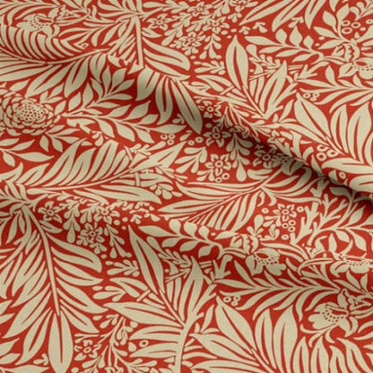 William Morris Larkspur Crimson Red Tablecloth , Rectangle Tablecloth , William Morris Tablecloth , Round Tablecloth , Oval Tablecloth