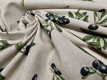 Olives Branch Tablecloth, Round Oval Rectangle Square, Handmade UK