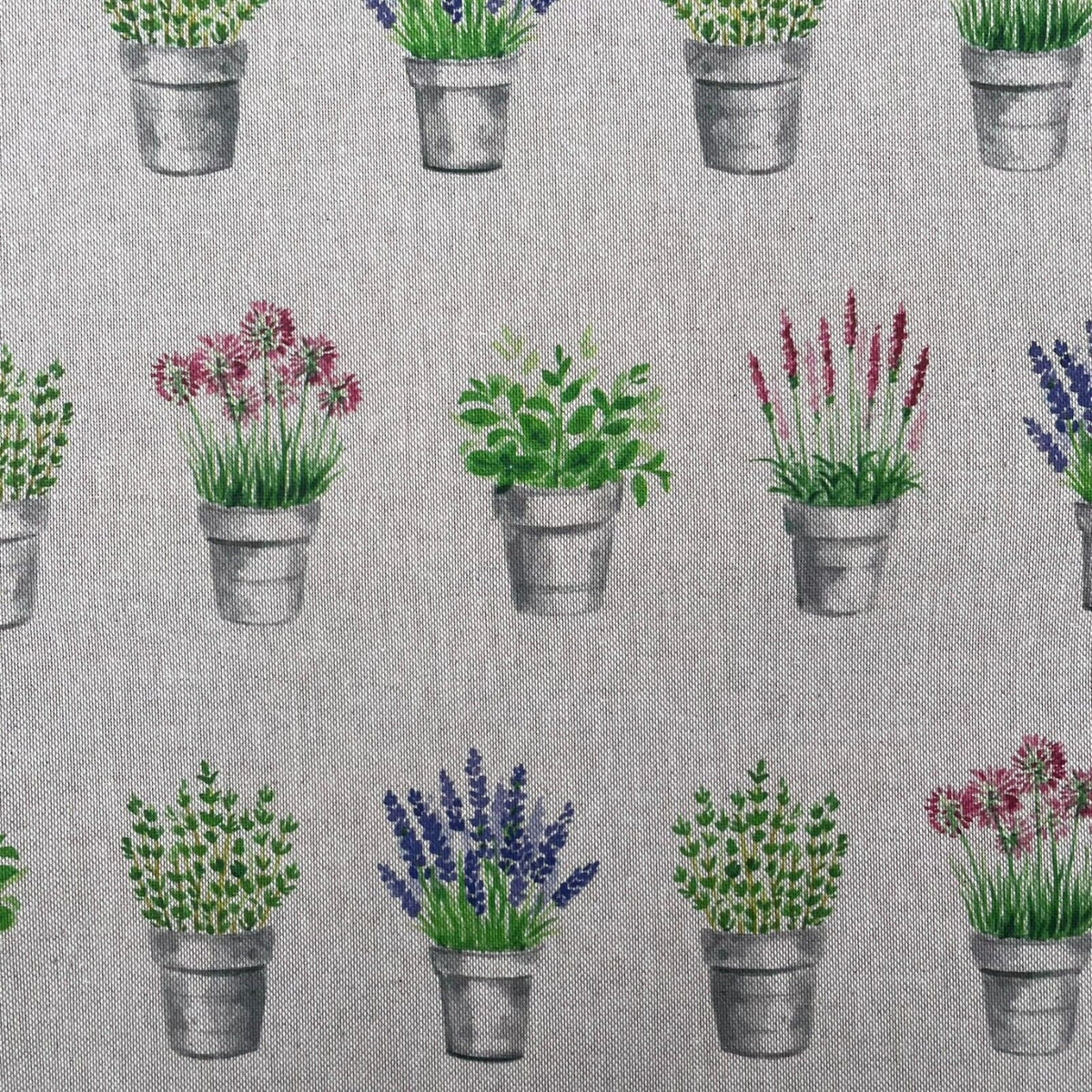 Flower Pots Tablecloth , Mother's Day Gift , Round Tablecloth , Oval Tablecloth , Rectangle Square Tablecloth UK